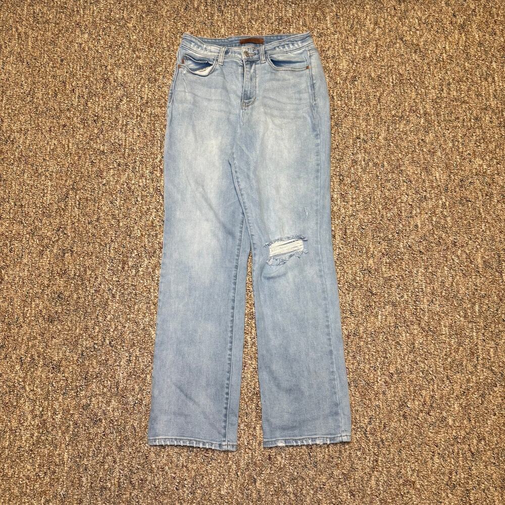 Judy Blue Jeans Women's Size 7/28 Standard Fit Light Distressed